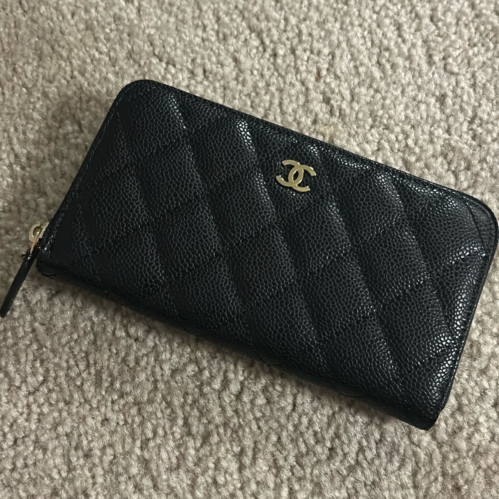 Chanel Full Zip Wallet